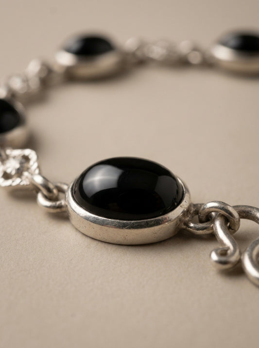 Onyx Chain Bracelet