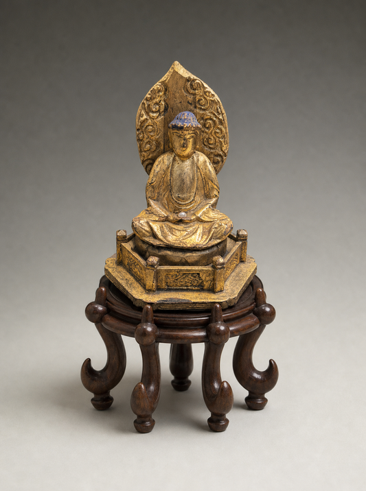 Gilded Meditation Buddha