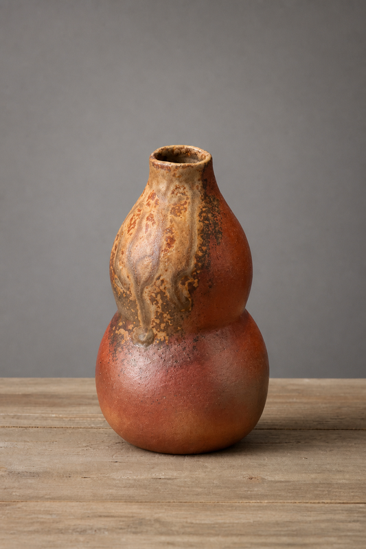 Bizen Gourd Vase